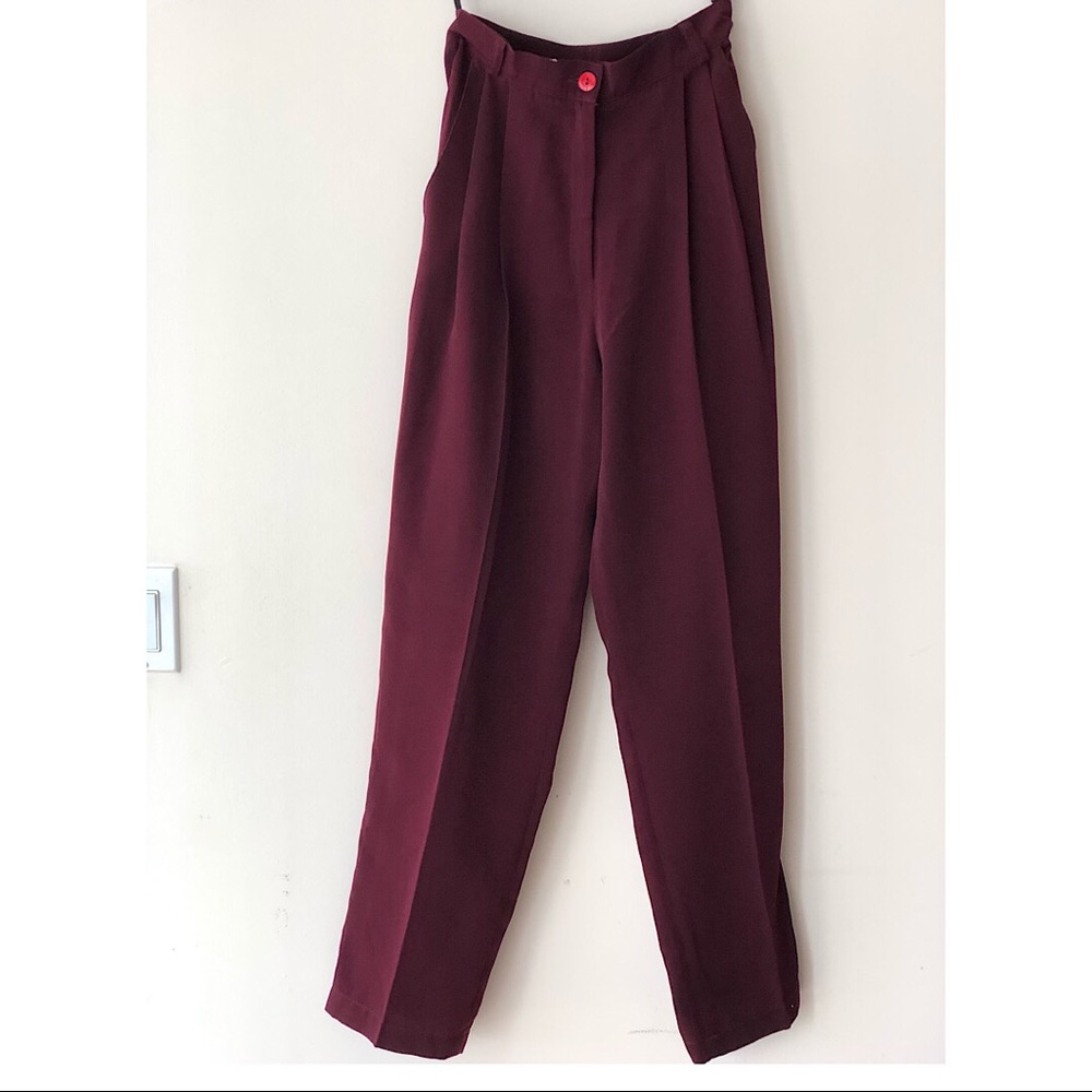 Burgundy Pants